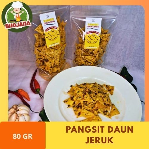 

[LESTARI Snadi] Pangsit Daun Jeruk Camilan Makanan Ringan Snack Pedas Gurih