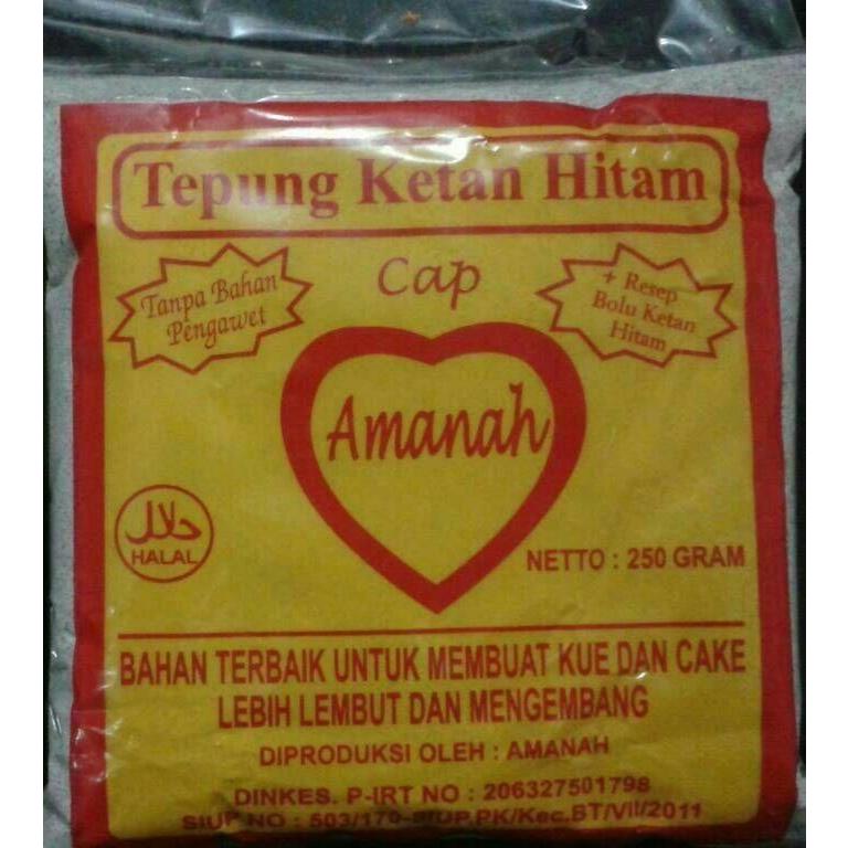 

tepung ketan hitam cap amanah