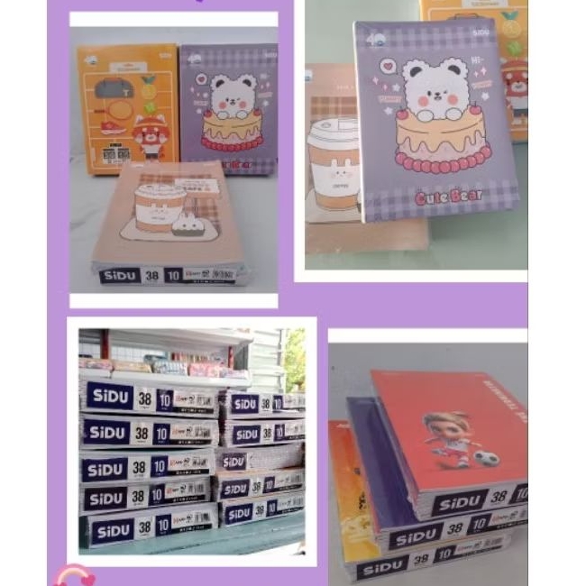 

Buku Tulis SIDU 38 lembar / 1 Pack Buku Tulis SIDU isi 10 buku / Buku Sekolah Murah