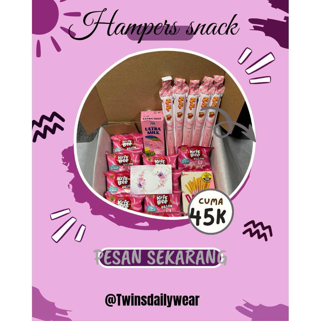 

Kado Ulang Tahun/Hampers Snack/Gift Box/Snack Box