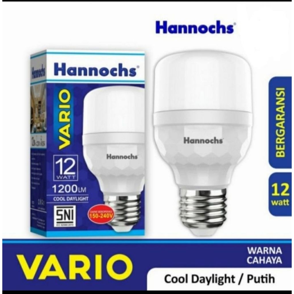 HANNOCHS VARIO 12W / HANNOCHS LED VARIO 12W CAHAYA PUTIH