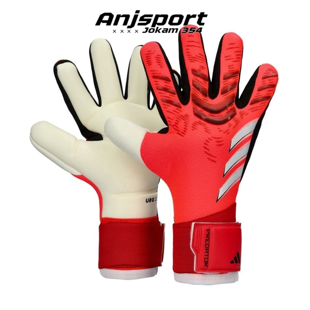 SARUNG TANGAN KIPER ANAK - ADIDAS PREDATOR 25 GL COMPETITION GK GLOVE PURE VICTO JH3821 ORIGINAL