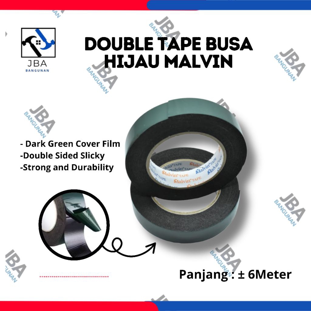 

Double Tape Busa Hijau Malvin/Malvin Double Tape/Double Tape Hijau