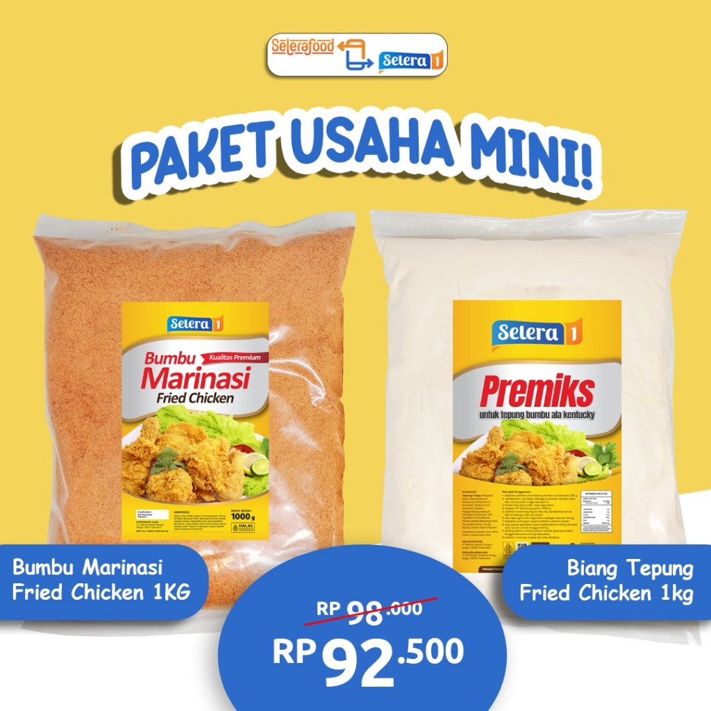 

PAKET USAHA MINI (biang 1kg + marinasi 1kg)