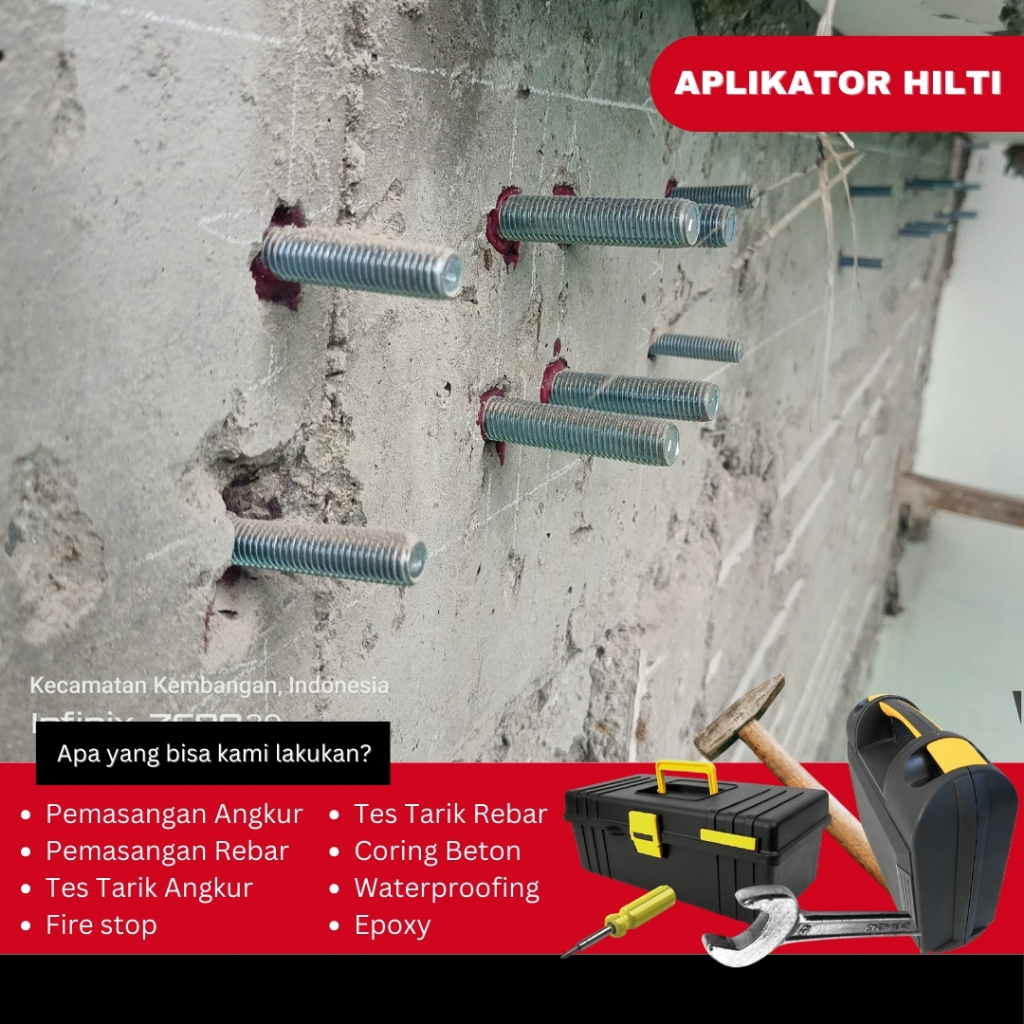 Aplikator Pasang Chemical Anchor M16