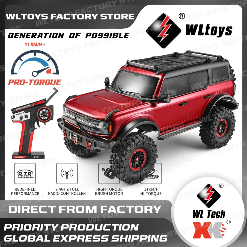 wltoys 104020 RTR rc crawler dengan winch spesifikasi tertinggi 1:10 4WD 2.4ghz mobil rc