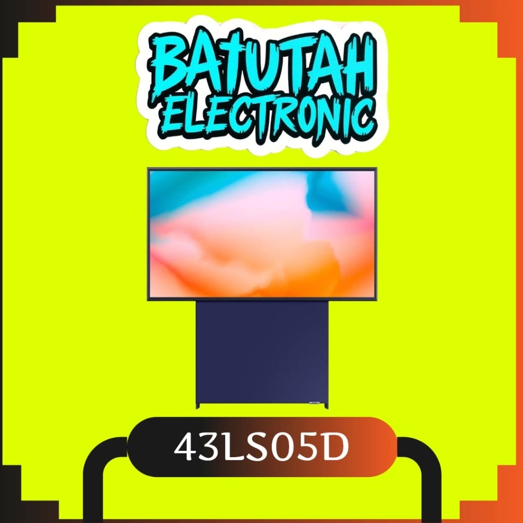 Samsung Lifestyle Smart TV The Sero 43 inch LS05BA QLED 4K - QA43LS05BAKXXD