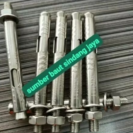 dynabolt stainless M12X85 sus 304