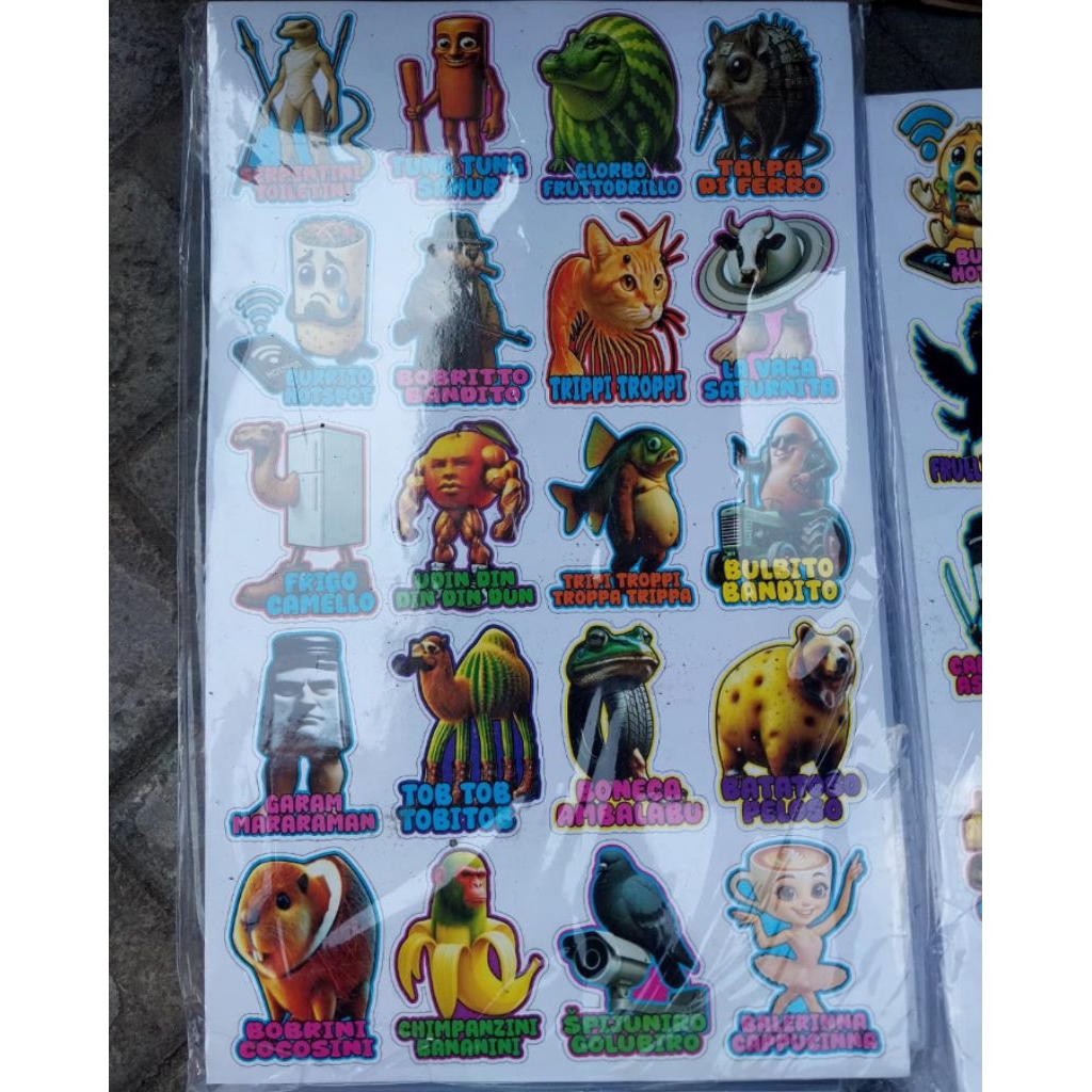 

1 LEMBAR STIKER isi 20 pcs