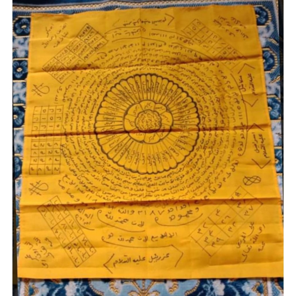 koleksi pancar kain kuning Nini imay