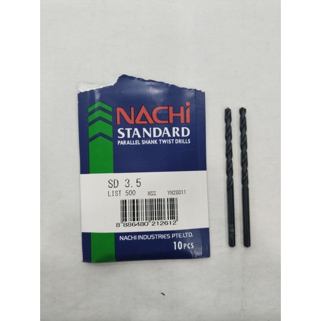 Nachi 3,5MM Mata Bor Besi HSS - Nachi Mata Bor Besi HSS 3,5MM