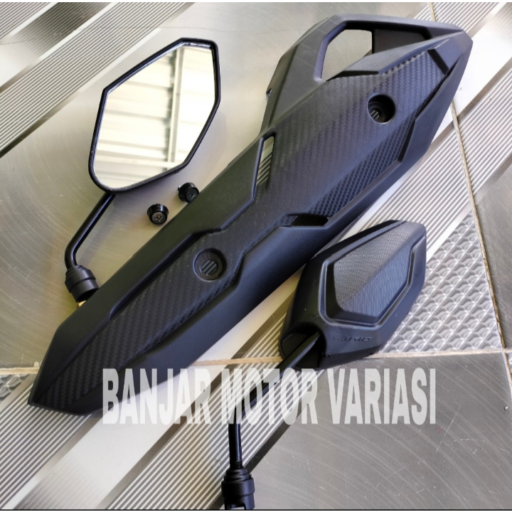BANJAR MOTOR PAKET SPION STANDAR VARIO + COVER KNALPOT AIR BLADE VARIO 125 VARIO 150 PCX CBU OLD + 2