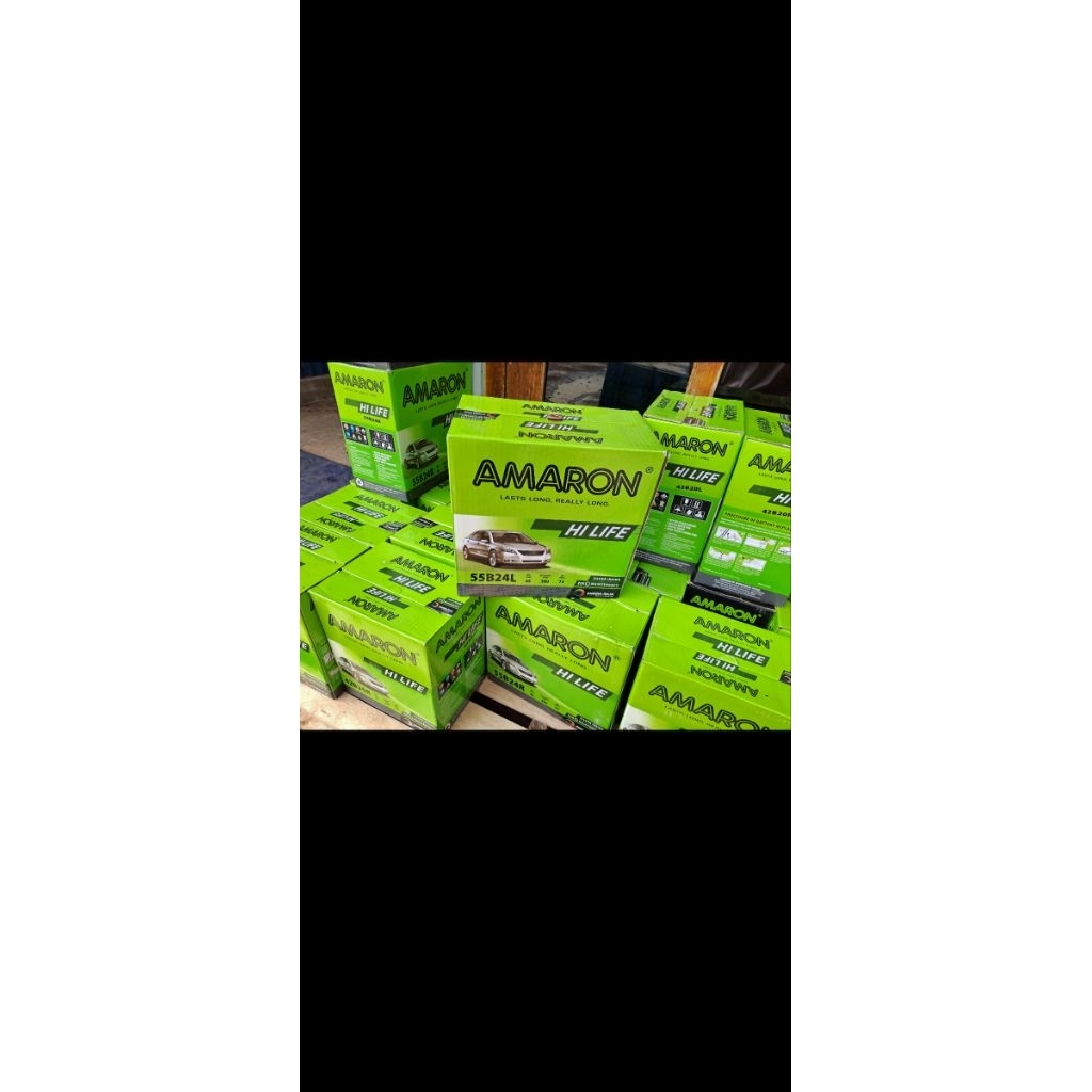 Aki Amaron 55B24L HILIFE 100% ori.