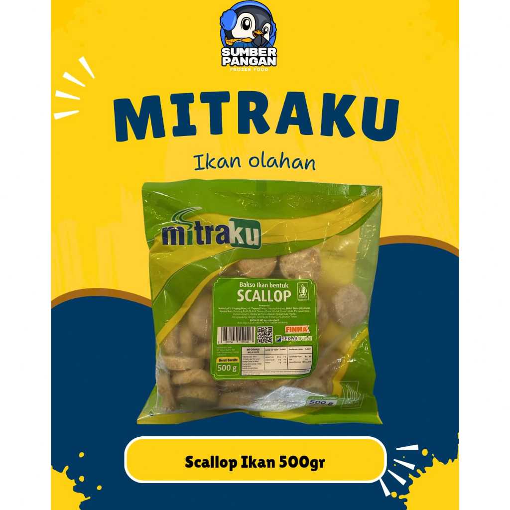 

Mitraku Scallop Ikan 500gr