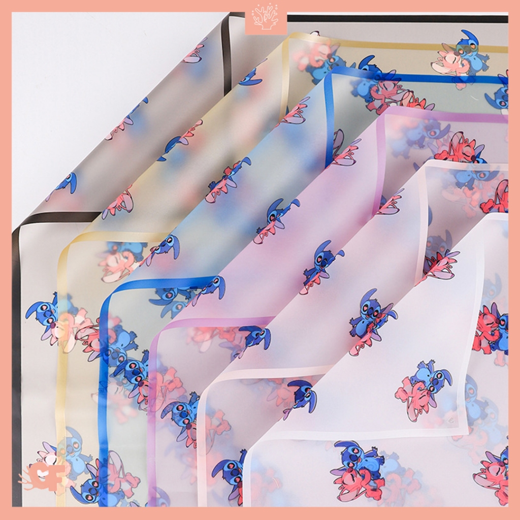 

Kertas Bunga Buket Transparan Frame Stitch List Gold Flower Wrapping Paper Frame Cellophane KB80