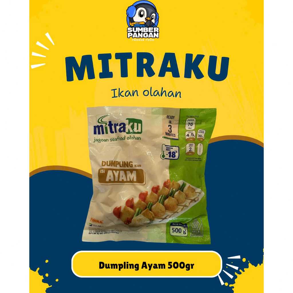 

Mitraku dumpling ayam 500gr