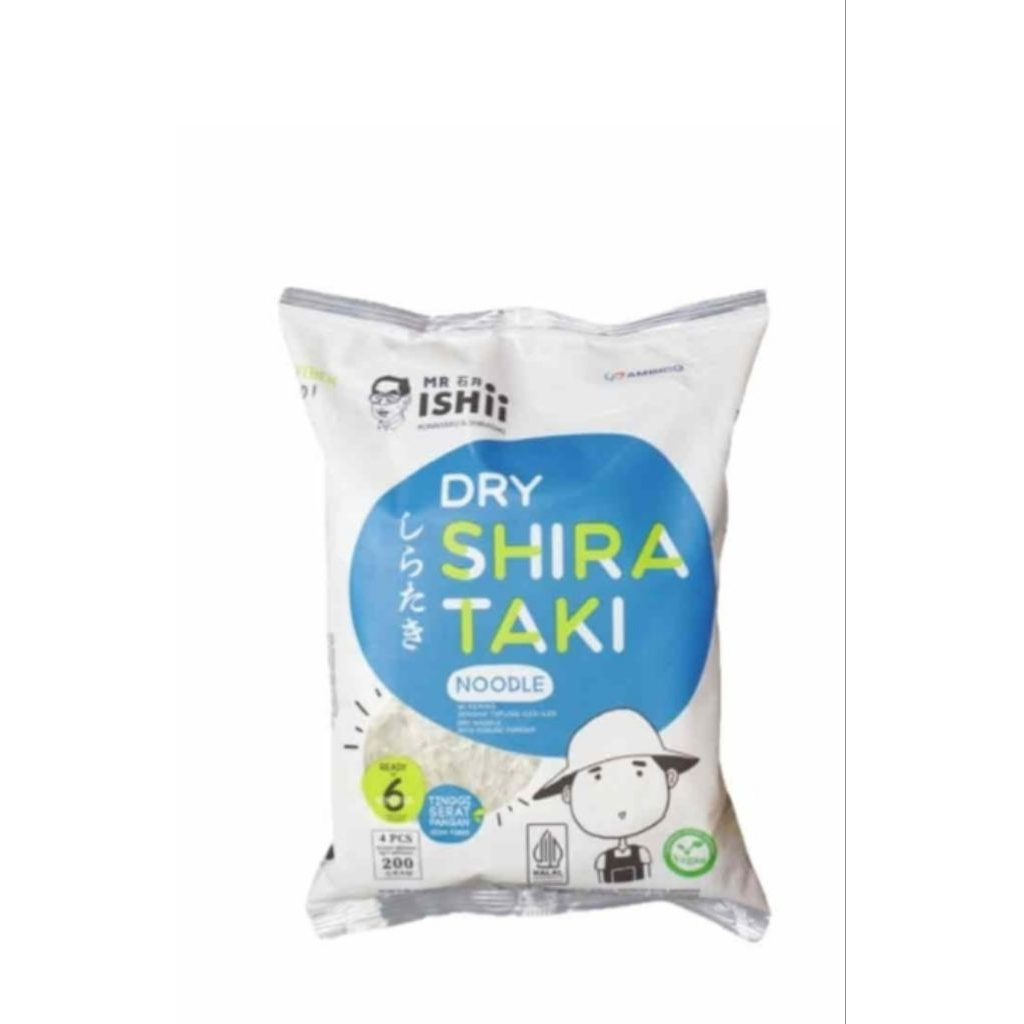 

Mr ishi noodle dry shirataki pack 200 gr
