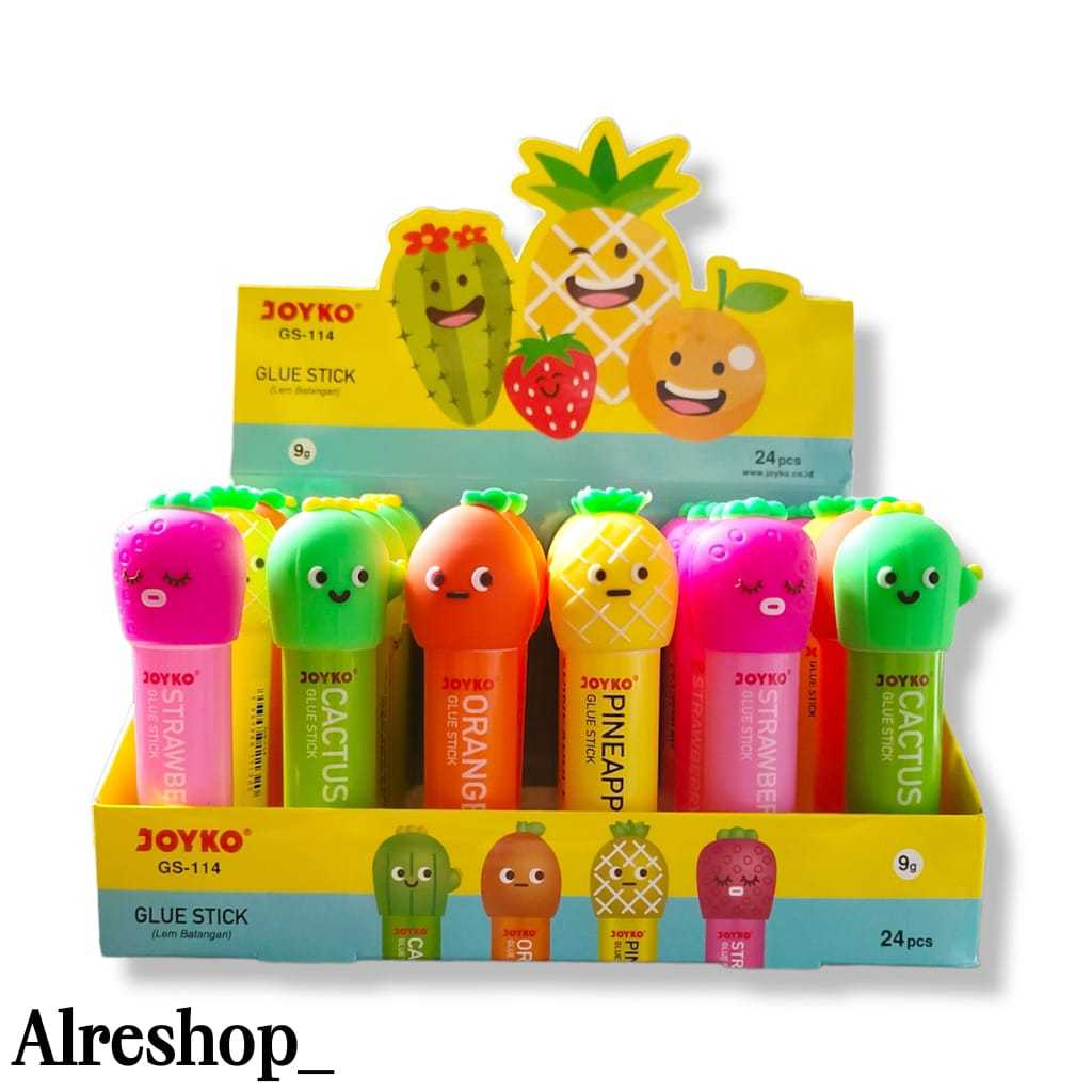 

JOYKO Glue Stick Karakter Buah & Tanaman Lucu - GS-114 (9gr)