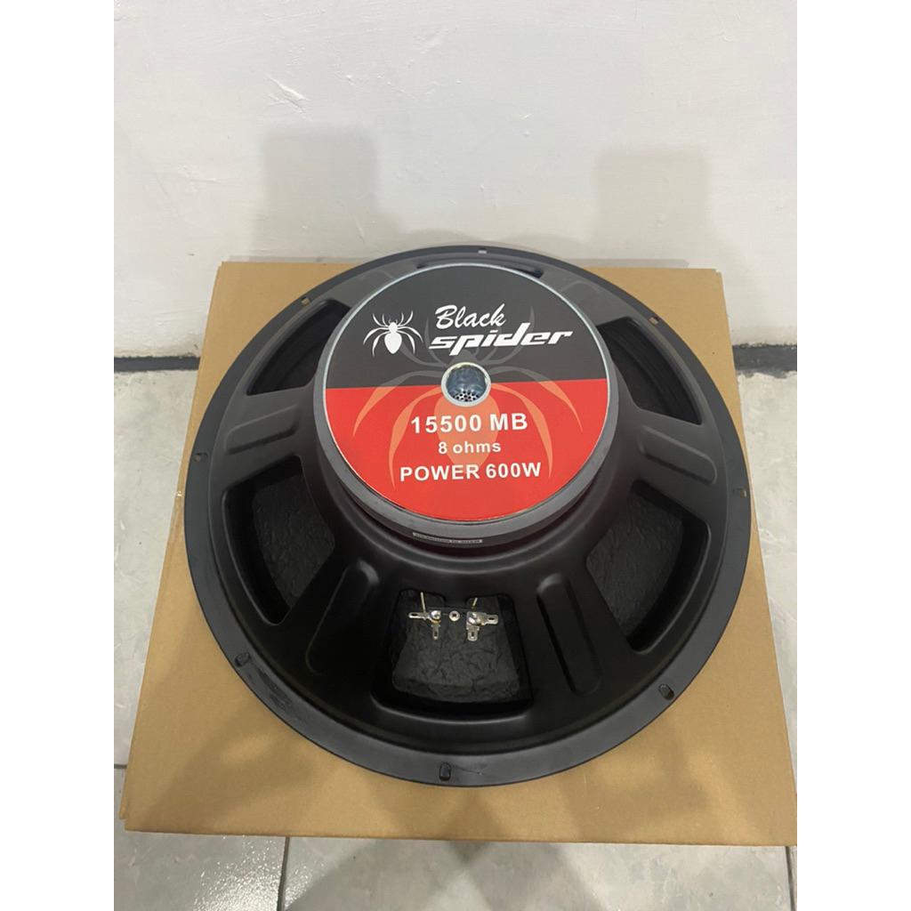 speaker black spider 15” 15500 15inch blackspider speaker komponen