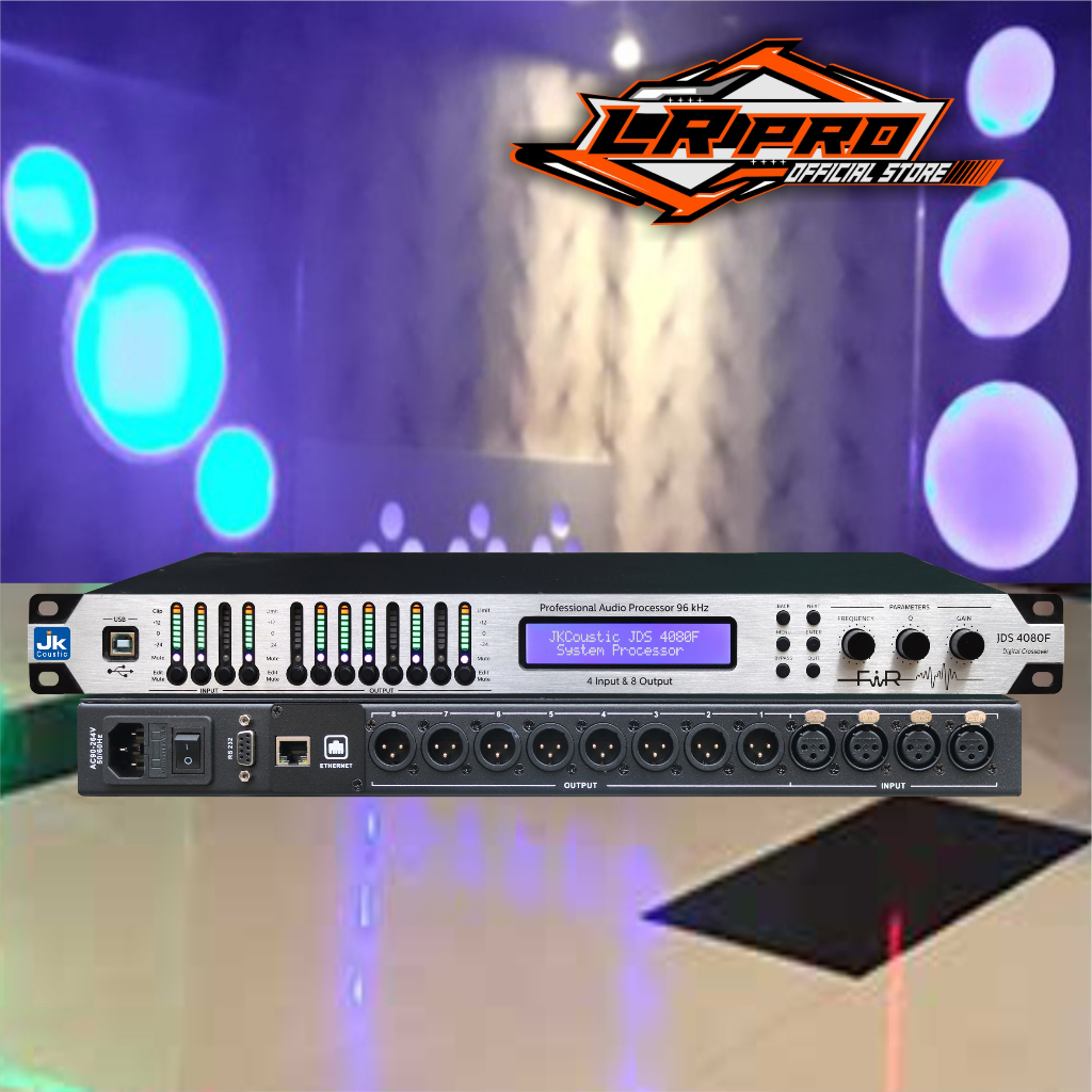 Dlms 4 input 8 output speaker management Jk coustic JDS 4080 Fir