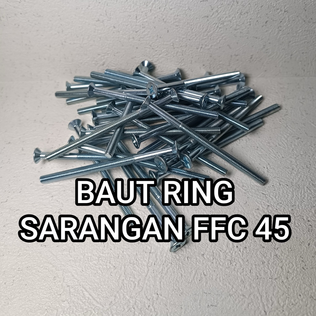 baut ring sarangan selep ffc45 mesin giling kopi beras jagung sekam saringan diskmill ffc 45