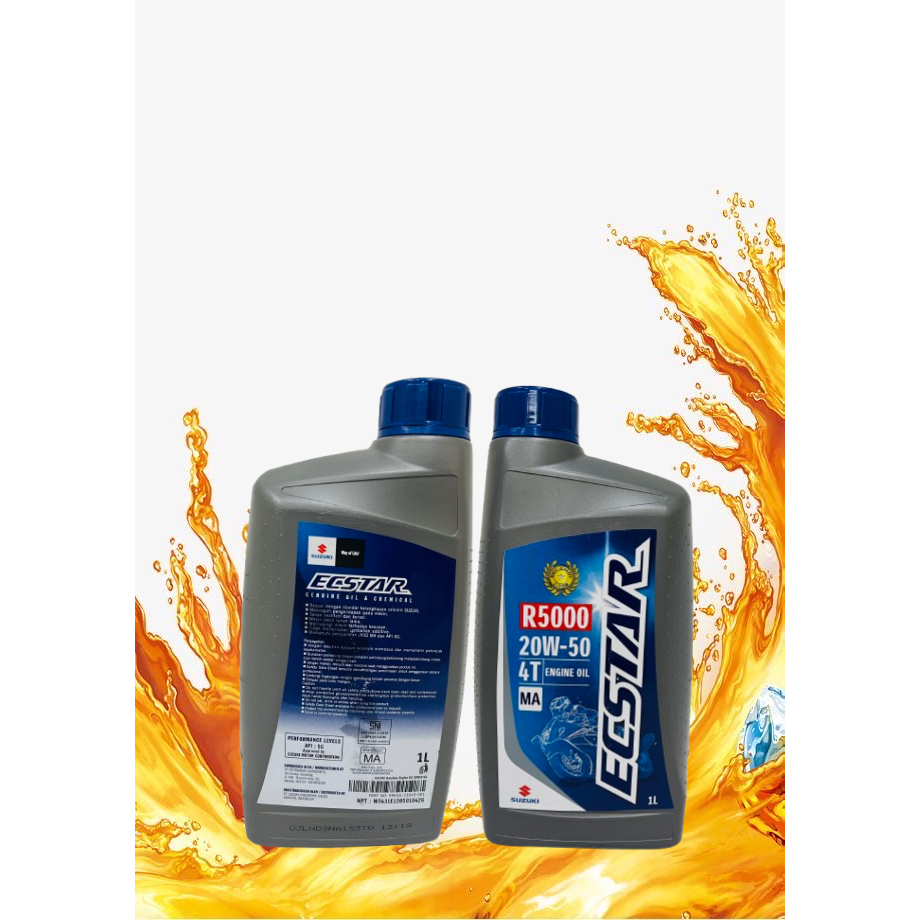OLI SUZUKI SGO ECSTAR 4T 1LITER 20W-50 OLI MOTOR SUZUKI ECSTAR 1000ML