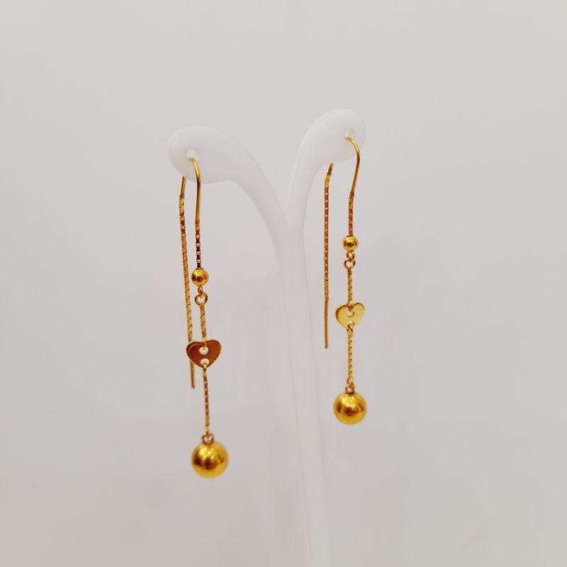 Anting Emas Asli Panjang Variasi