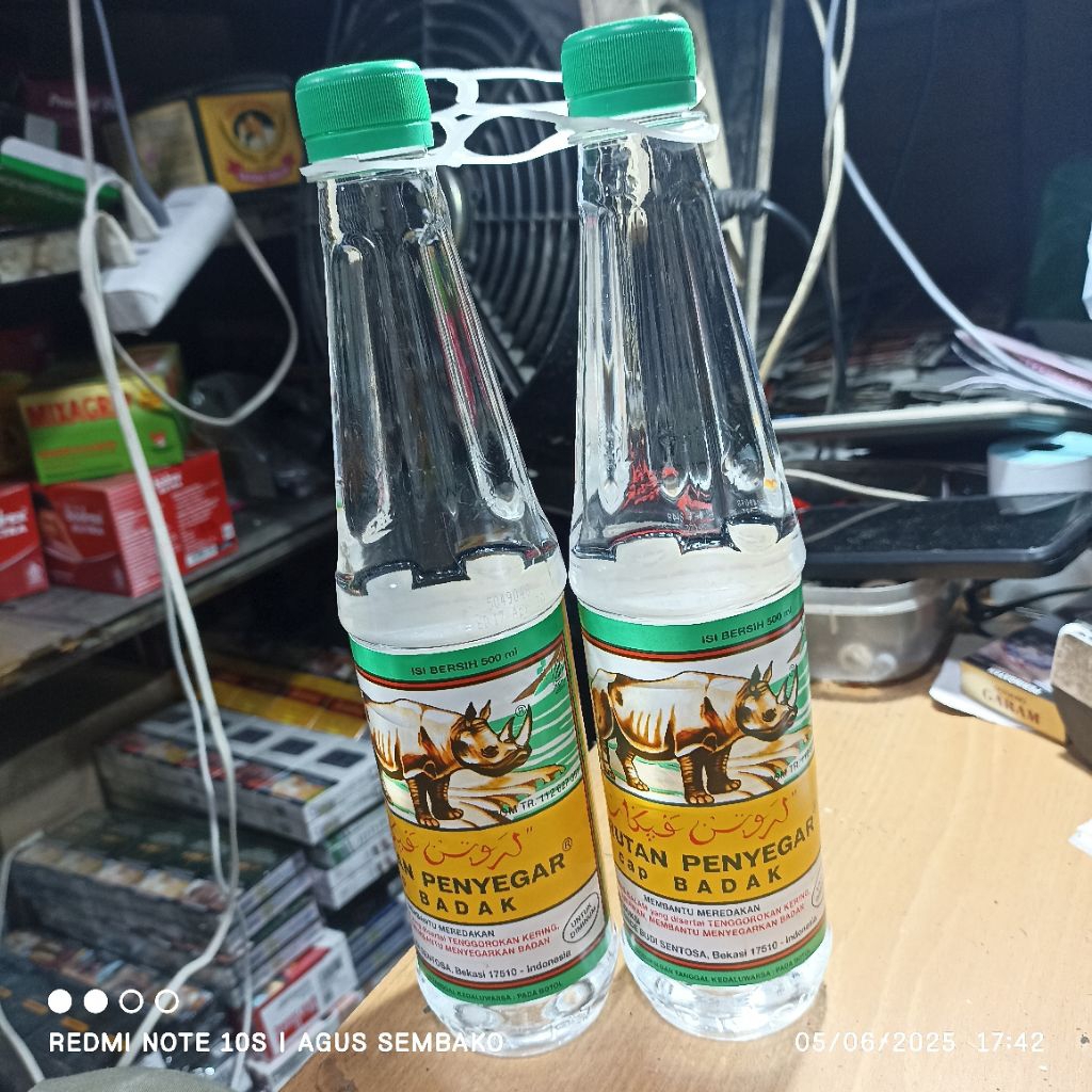 

1 btl larutan cap badak botol 500 ml
