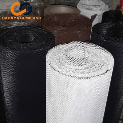 CGP 1 Roll Kawat Nyamuk Jaring Parabola Baja Galvanis / Kawat Ram Mesh Parabola Kasa Nyamuk Jendela 