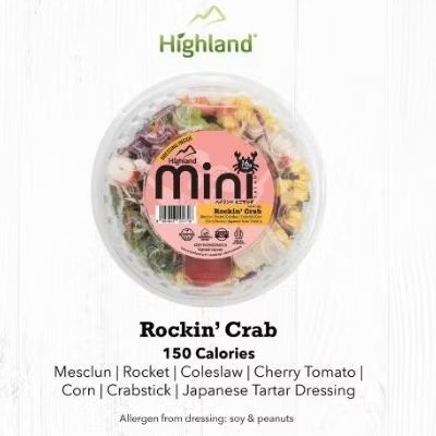 

Salad Mini Rock'in Crab (Salad+Crab Stick+Dressing)