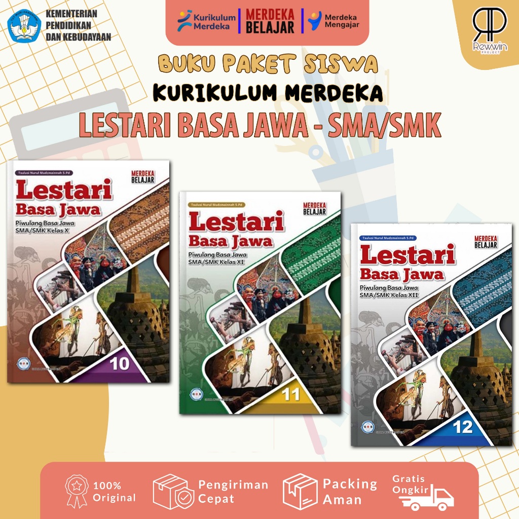 Buku Bahasa Jawa Kelas Kelas 10–12 SMA/SMK Lestari Basa Jawa Kurikulum Merdeka - Global Offset Sejah