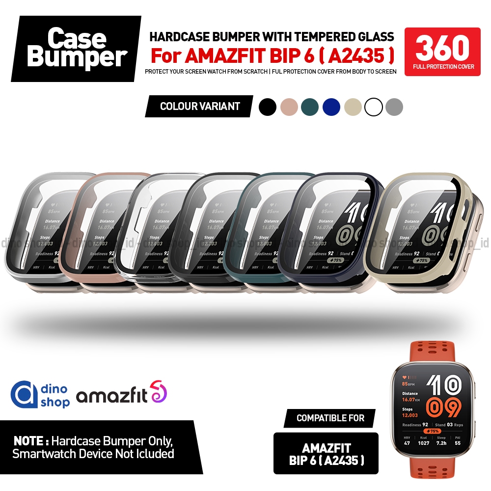 Hard Case For AMAZFIT BIP 6 Casing Full Cover Screen Protector BIP6 (A2435)