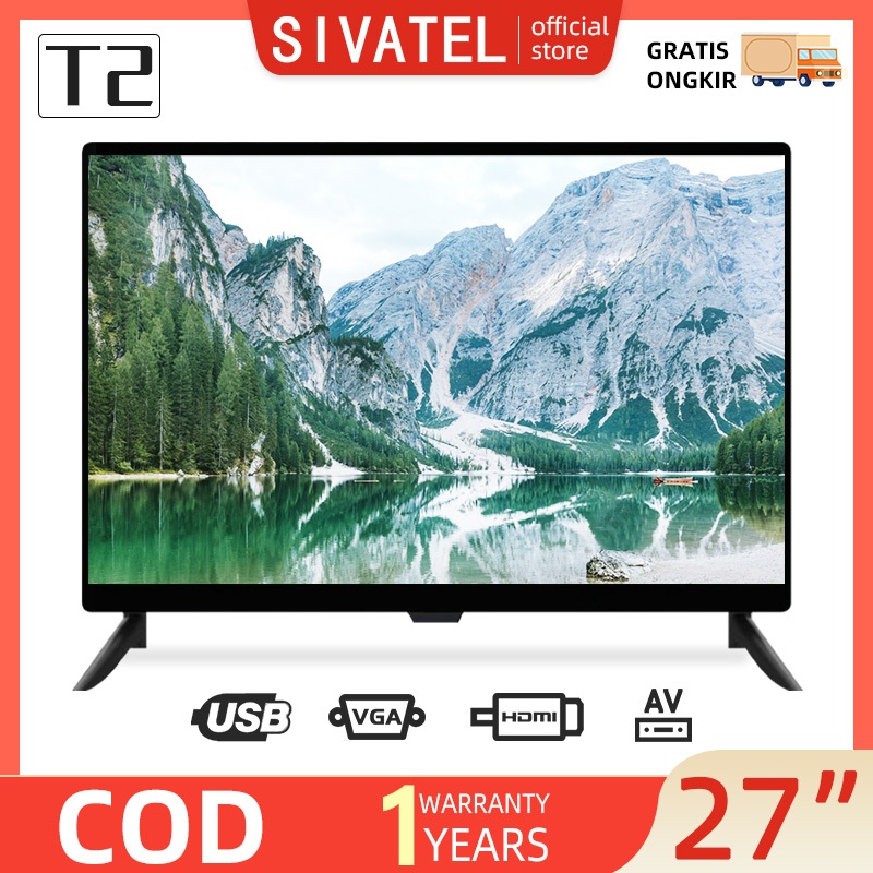 Sivatel TV LED Digital 27 inch 22 inch 21inch HD Ready Digital Televisi Murah