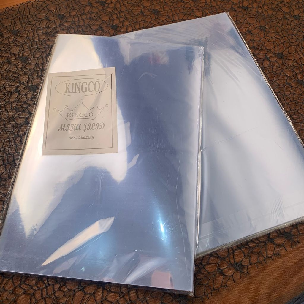 

Plastik Mika Bening Cover Jilid / Mika Film Jilid 10 Lembar (Repack)