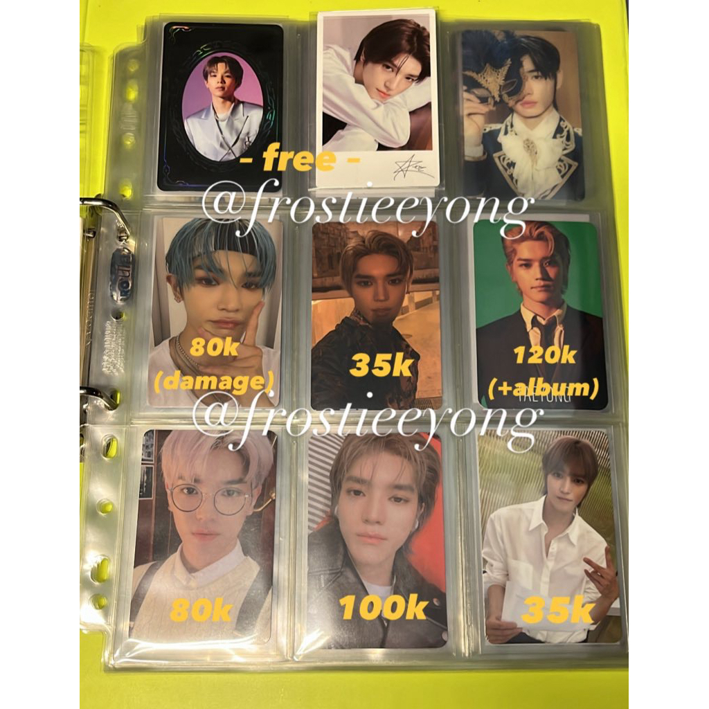 lee taeyong lp signed pc resonance loveholic superm