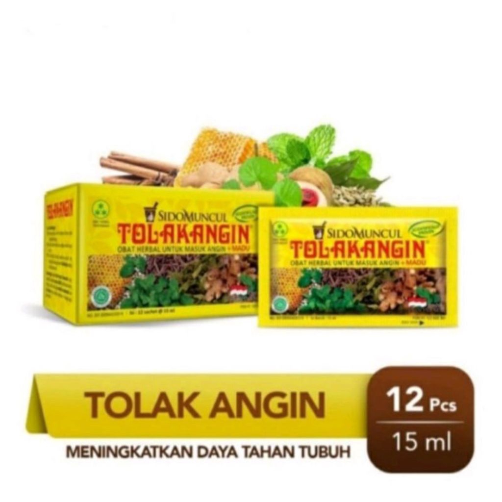 

Tolak Angin Cair 12 Sachet – Obat Masuk Angin Herbal | Pereda Masuk Angin & Daya Tahan Tubuh
