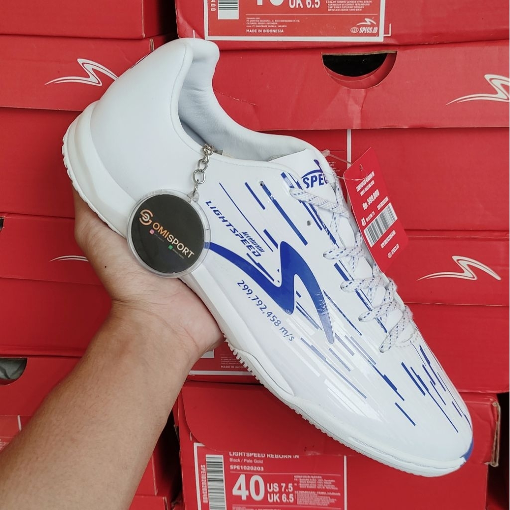 Specs Lightspeed Reborn IN – White Dazzling Blue (39-42)