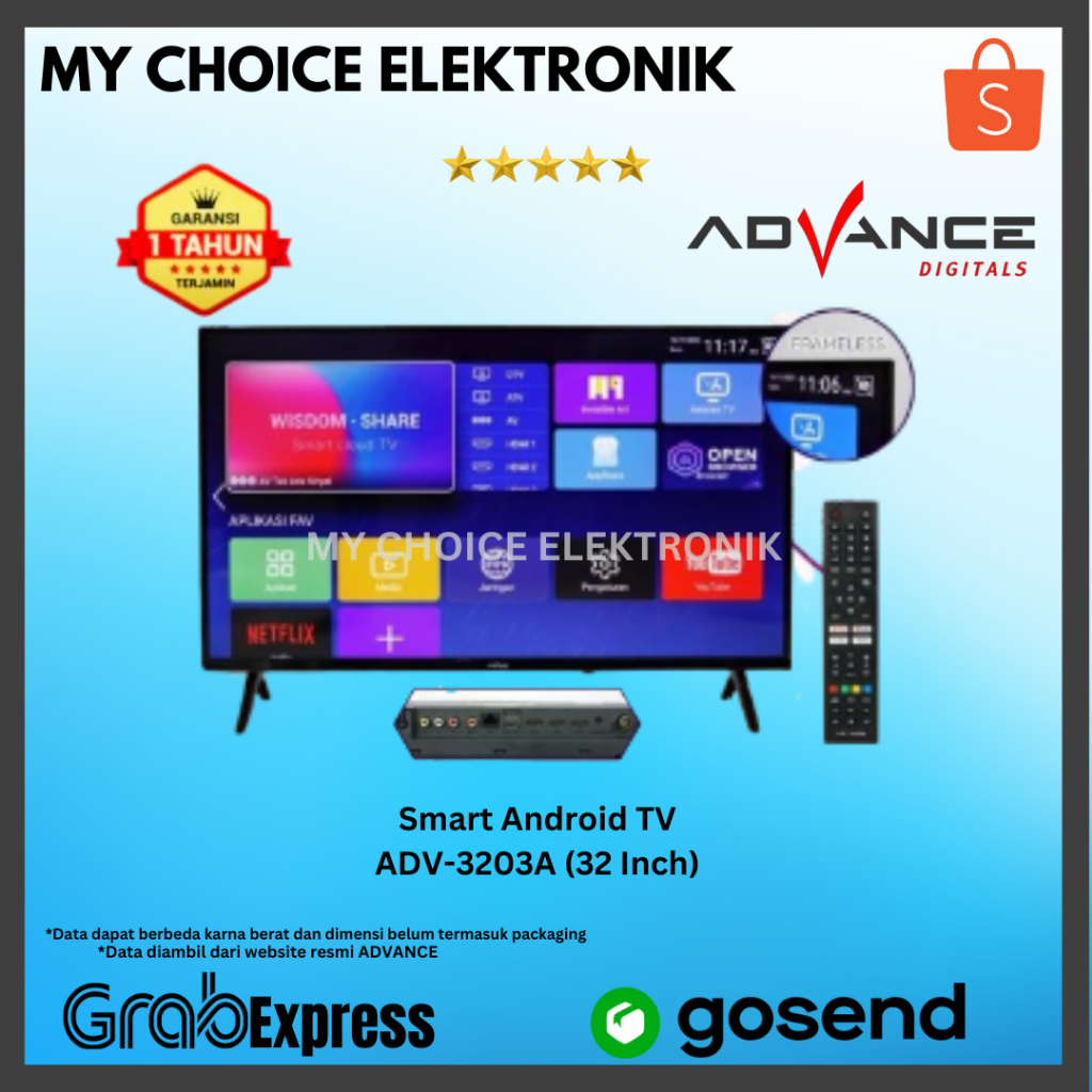 ADVANCE ADV-3203A Smart Android TV | ADV 3203 A