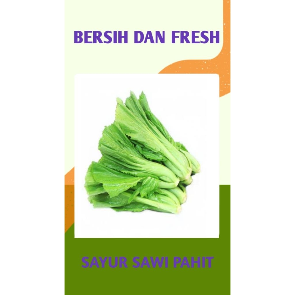 

SAYUR SAWI PAHIT SEGAR - PALEMBANG