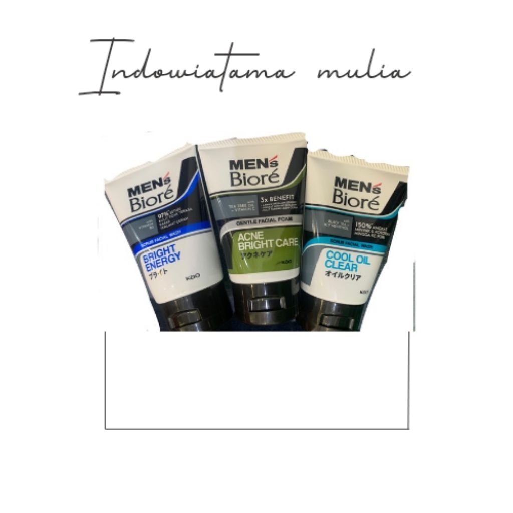 Biore Mens Sabun Cuci Muka / Pembersih Muka 40g