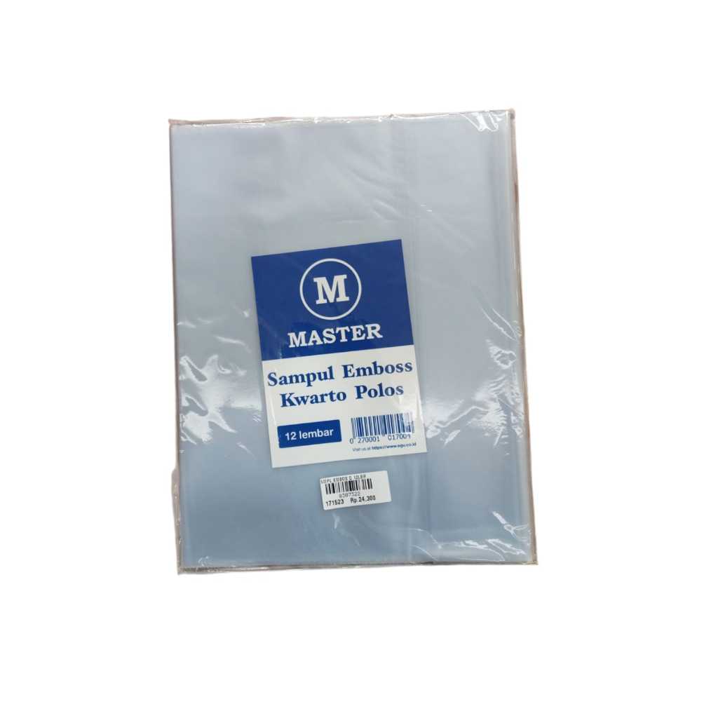 

Gramedia Batam - Sampul Plastik Embos A5/Kwarto Tanpa Lem Isi 12 pcs