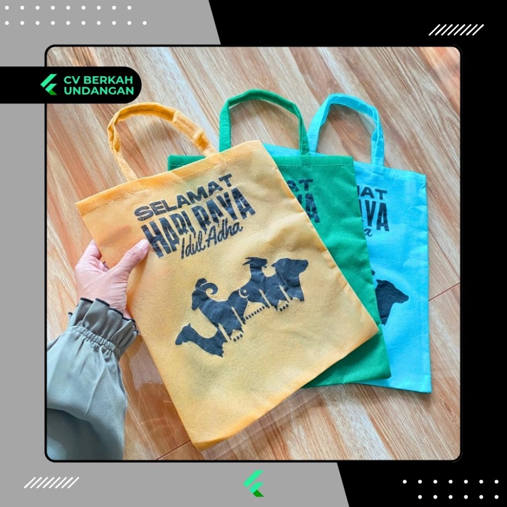 

Tas Spunbond Flat Idul Adha Murah Meriah Terlaris READY STOK Uk 25X30