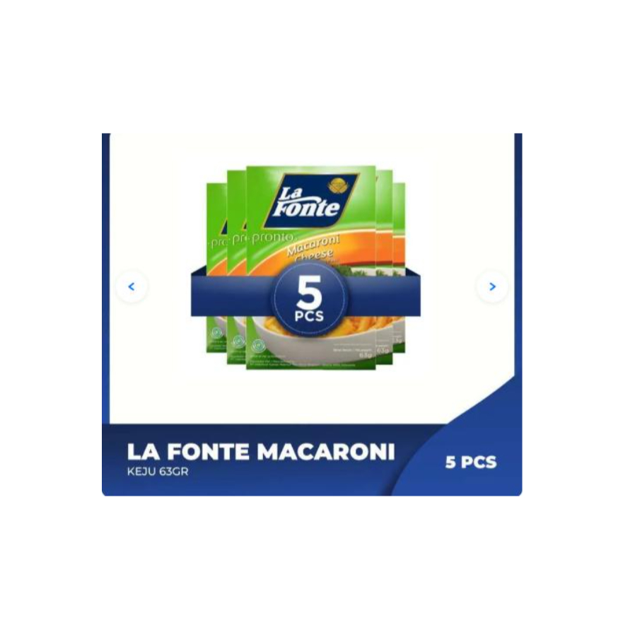 

La Fonte Macaroni Keju 5 Pcs