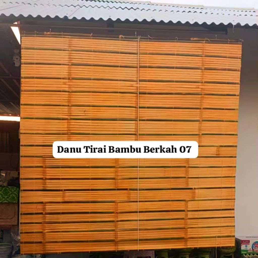 Tirai bambu Gulung outdoor 200 x 200  fre Tali Keretan Sudah Di pernis Tirai bambu / wide gulung / b