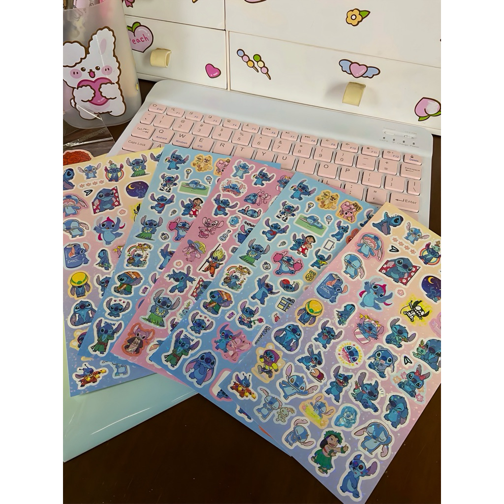 

5pcs stickers deco stitch/sticker lucu/sticker karakter