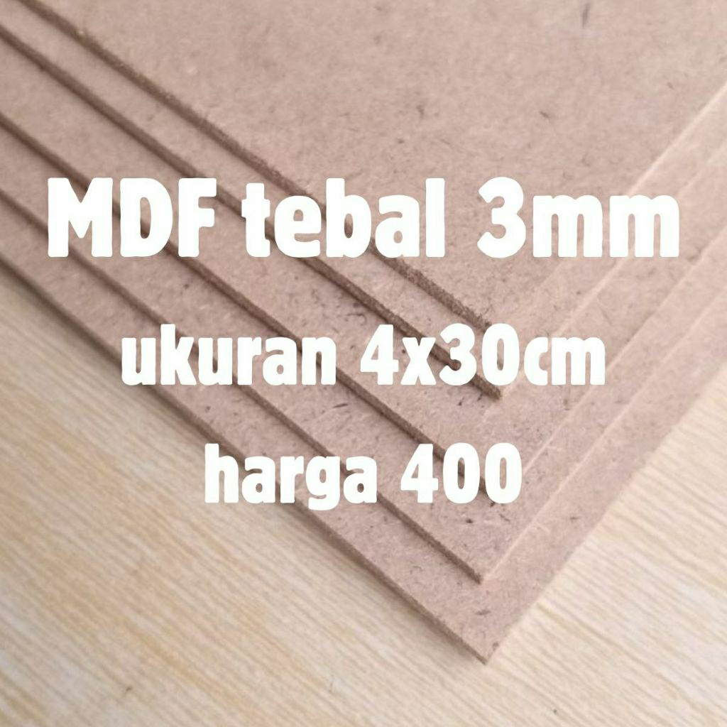 

mdf 3mm 4 x 30cm