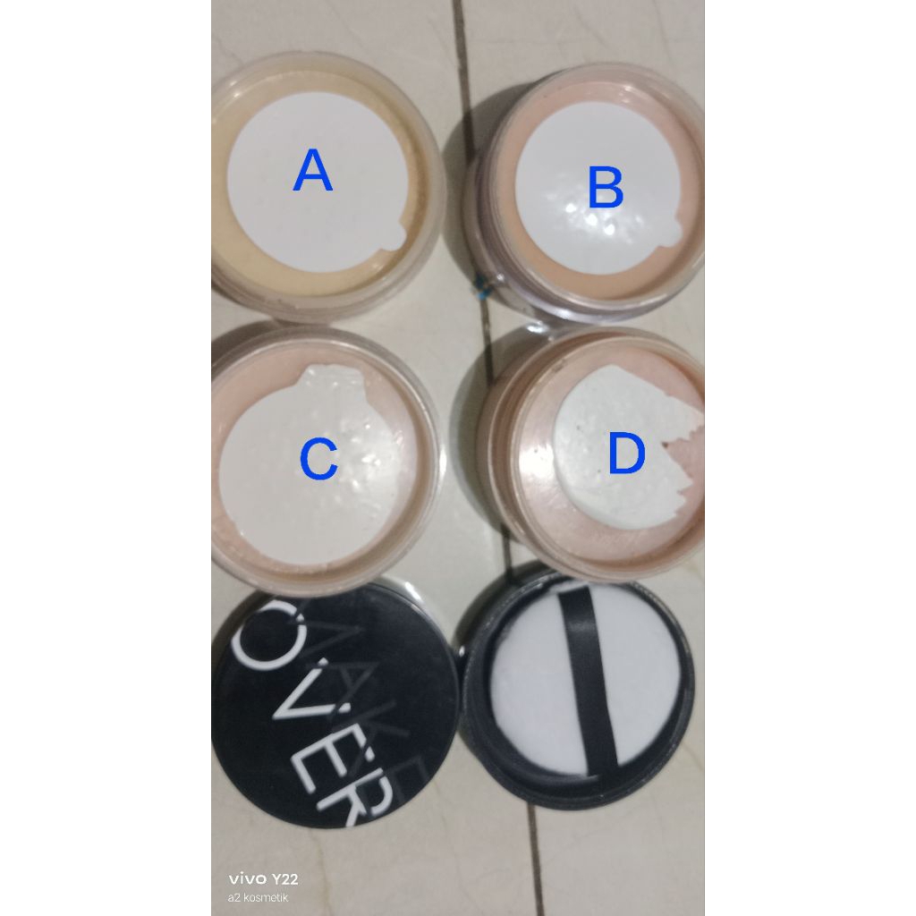 bedak tabur/padat make over