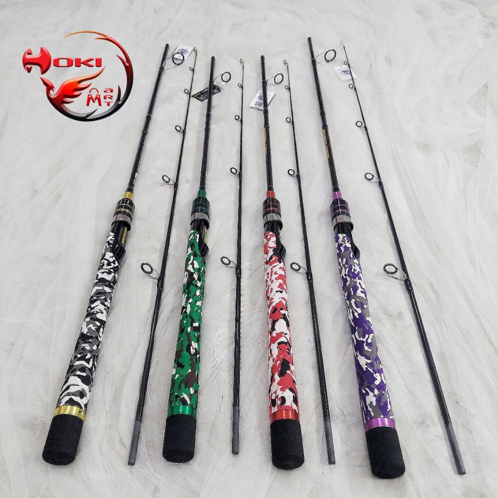 Joran pancing utc nexilis 150 165 ring fuji top carbon solid / joran spinning utecate