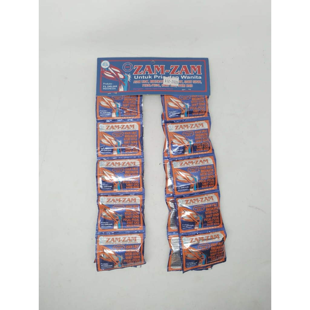 

ZAM ZAM kapsul 20 sachet