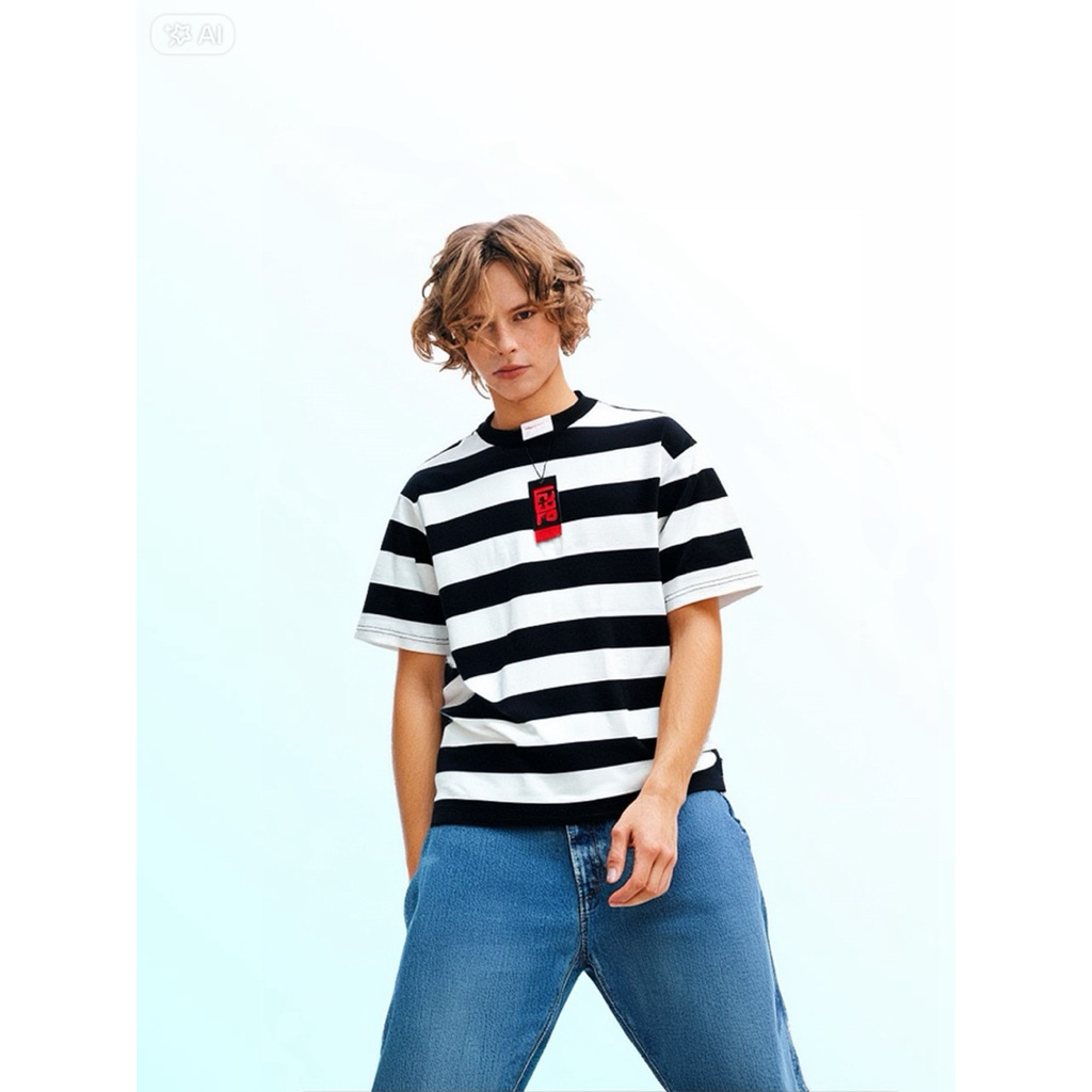 Baju Oversize / Oversize T-Shirt / Baju distro / Baju hitam putih / kaos oblong / Baju kekinian / Ba